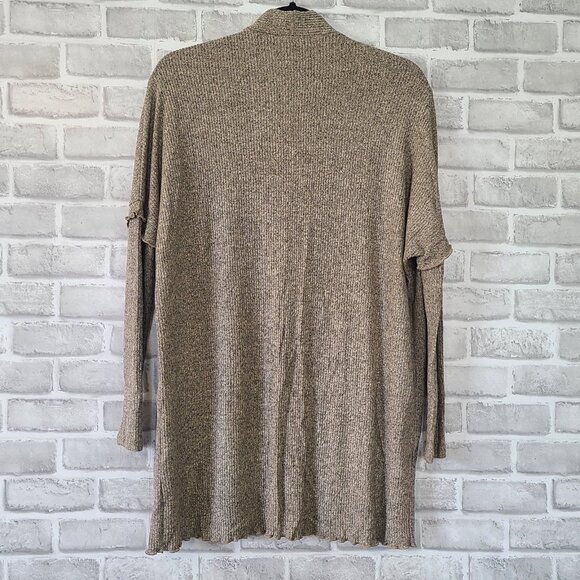 Agnes and Dora Open Front Cardigan Thumbhole Coco Ruffle Sleeve XS NWT Long - Picture 2 of 6